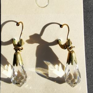 Vintage gold plated earrings
